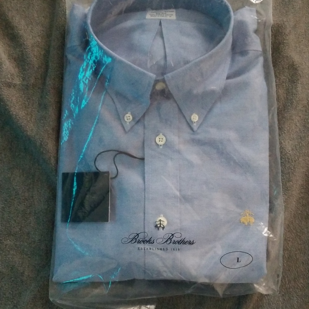 Brooks Brothers Large Shirt NWT Blue